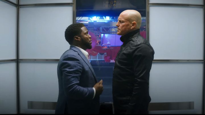 Kevin Hart and Woody Harrelson in The Man From Toronto.