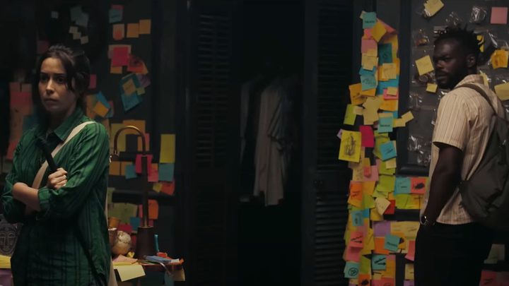 Cristin Milioti and William Jackson Harper in The Resort.