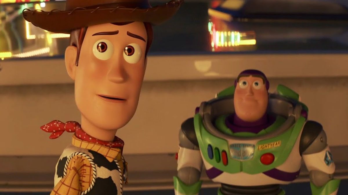 Woody and Buzz in "Toy Story 4."