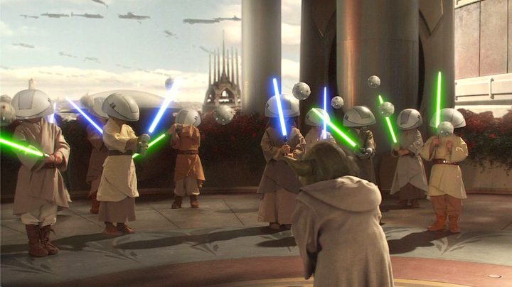 Jedi Younglings in Attack of the Clones