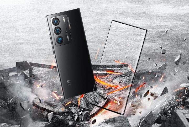 ZTE Axon 40 Ultra render.
