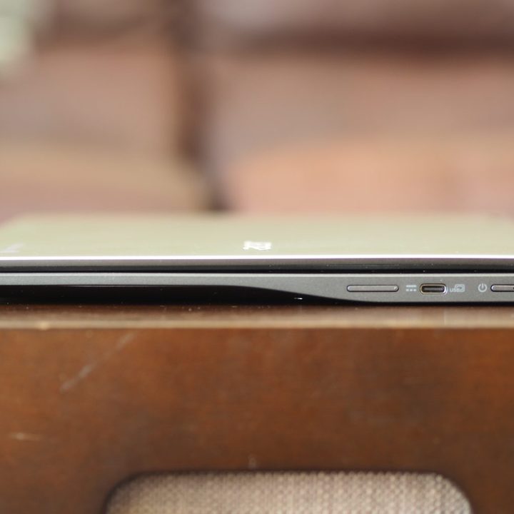 Acer Chromebook Spin 513 right side view showing ports.