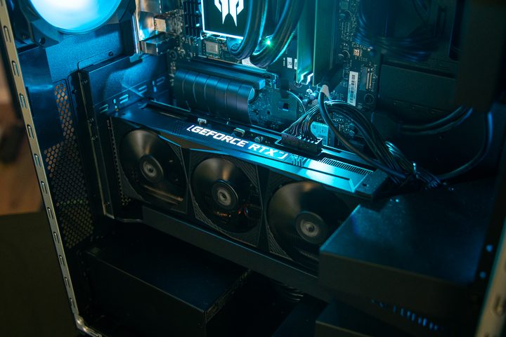 Graphics card in the Acer Predator Orion 7000.