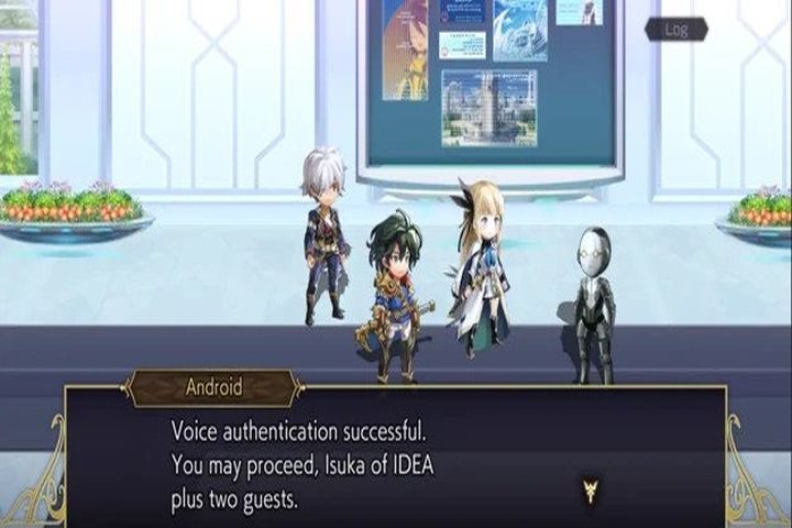 Another Eden RGP game on iOS.