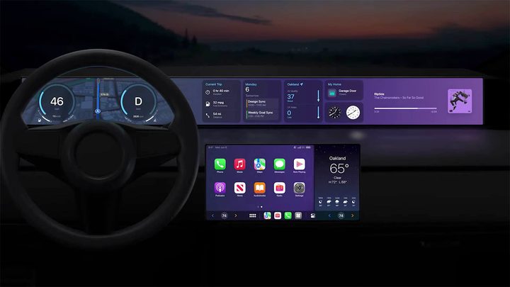 Apple CarPlay interface