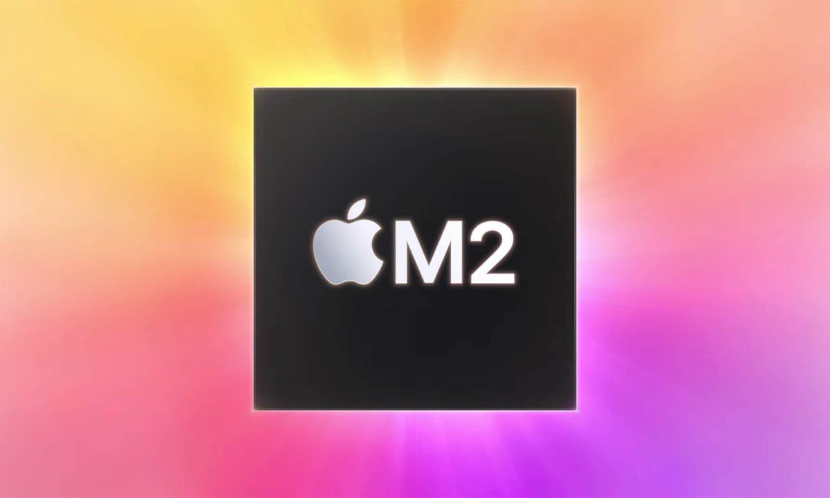 Apple M2 logo.