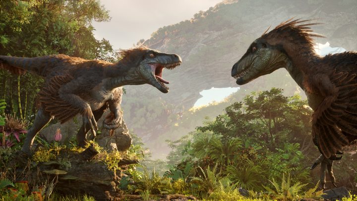 Two raptors face-off ion Ark 2.