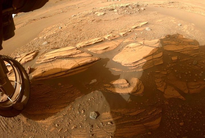 Enchanted Lake on Mars.