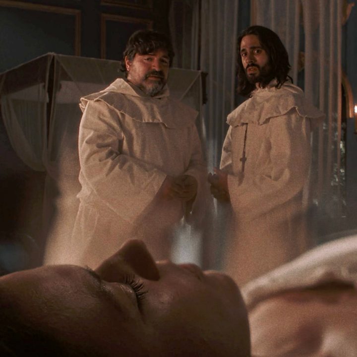 A scene from the fictional film Ambrosio appears in Immortality.