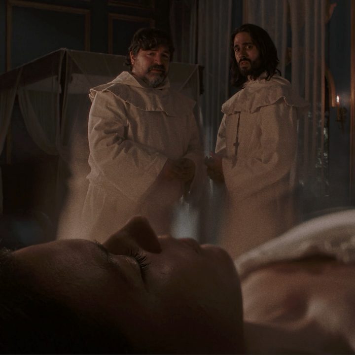 A scene from the fictional film Ambrosio appears in Immortality.