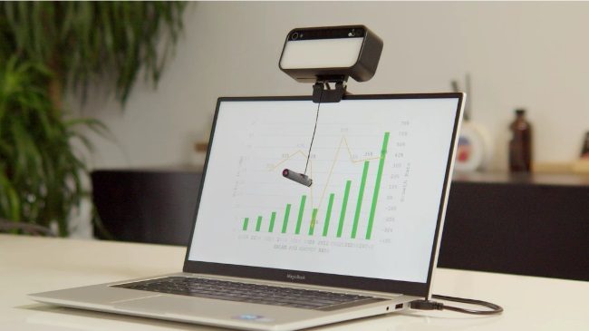 The Meca 3-in-1 video conferencing webcam