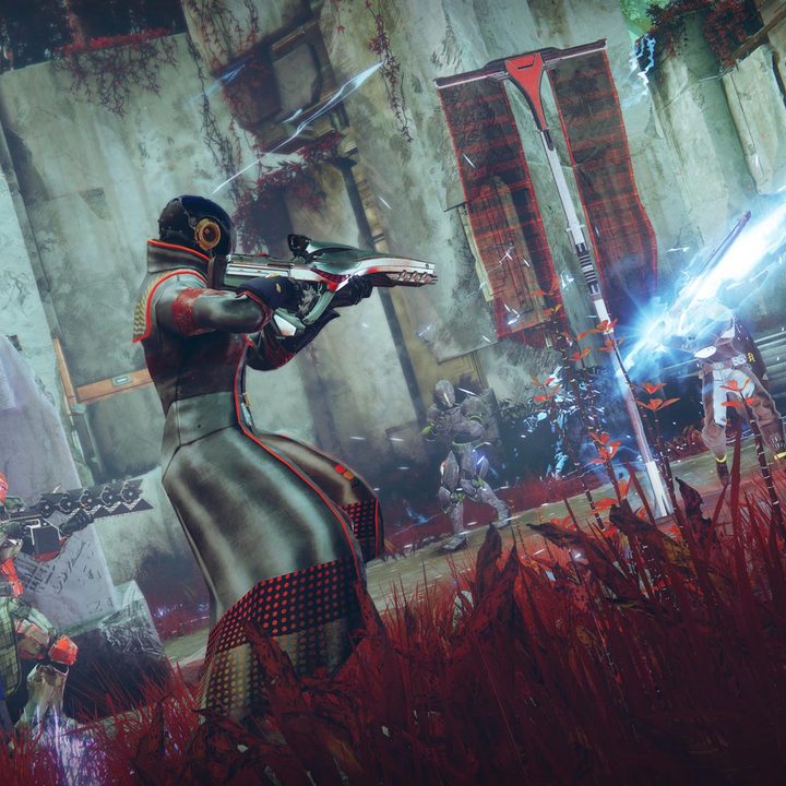 Two teams clash in Destiny 2.