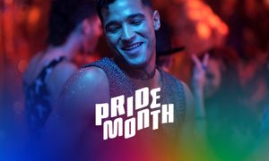 Brodie dances in a nightclub in 2022's Queer as Folk.