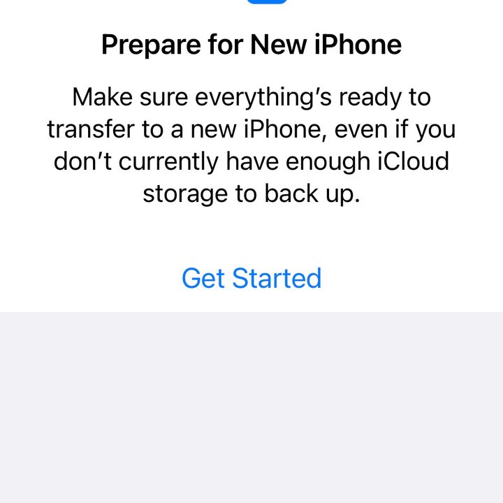 iPhone reset command options.