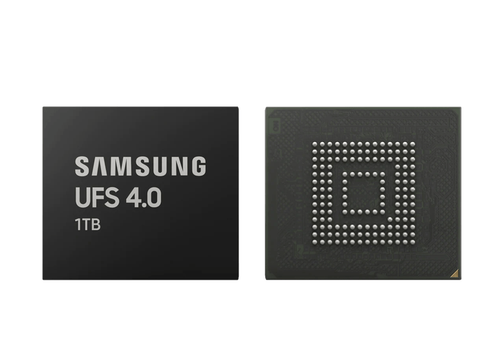 UFS Storage on a while background