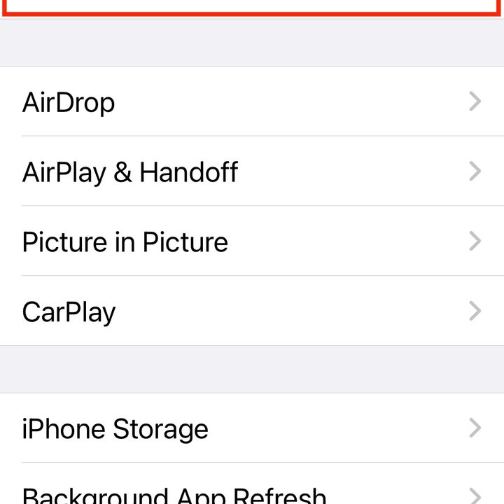 iOS software update.