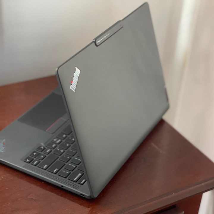 The back lid of the ARM-powered ThinkPad.