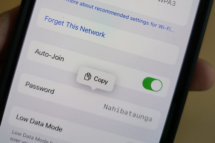 ios 16 reveals wifi password