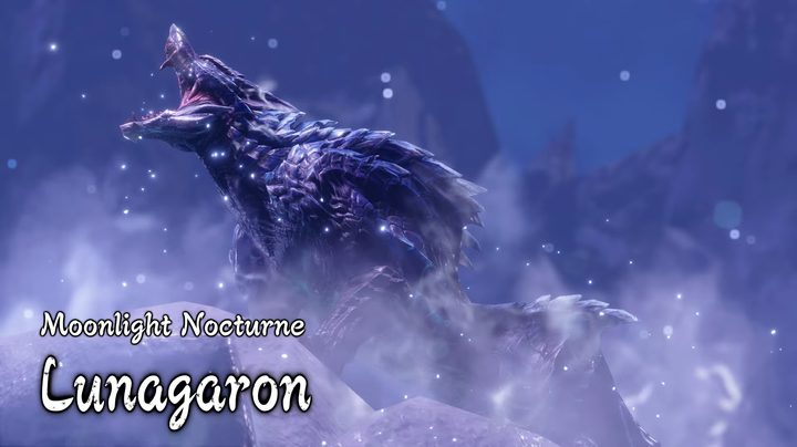 Lunagaron howling at the moon.