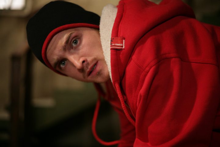 Aaron Paul as Jesse Pinkman.