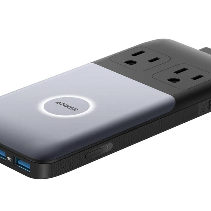Anker 727 GaNPrime charging station in black and gray.