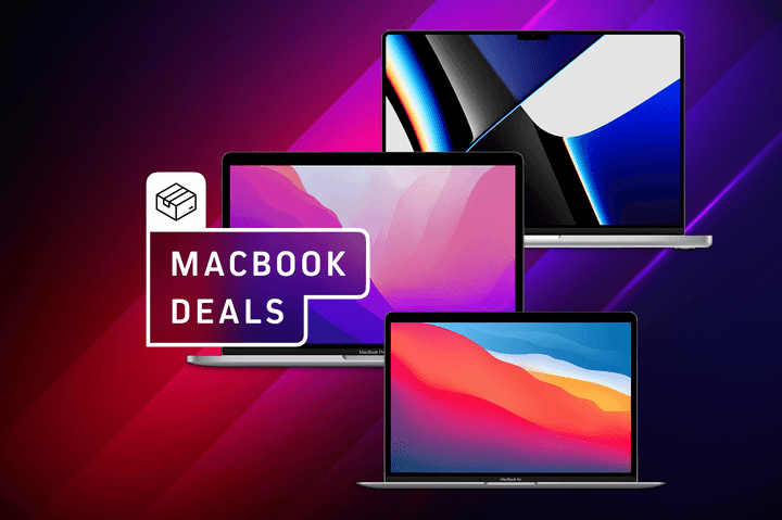 Prime Day 2022 Macbook deals graphic.