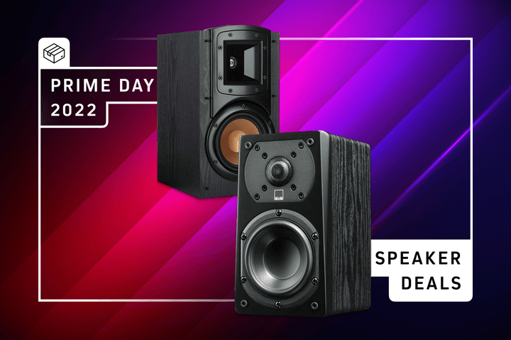Prime Day 2022 speaker deals graphic.
