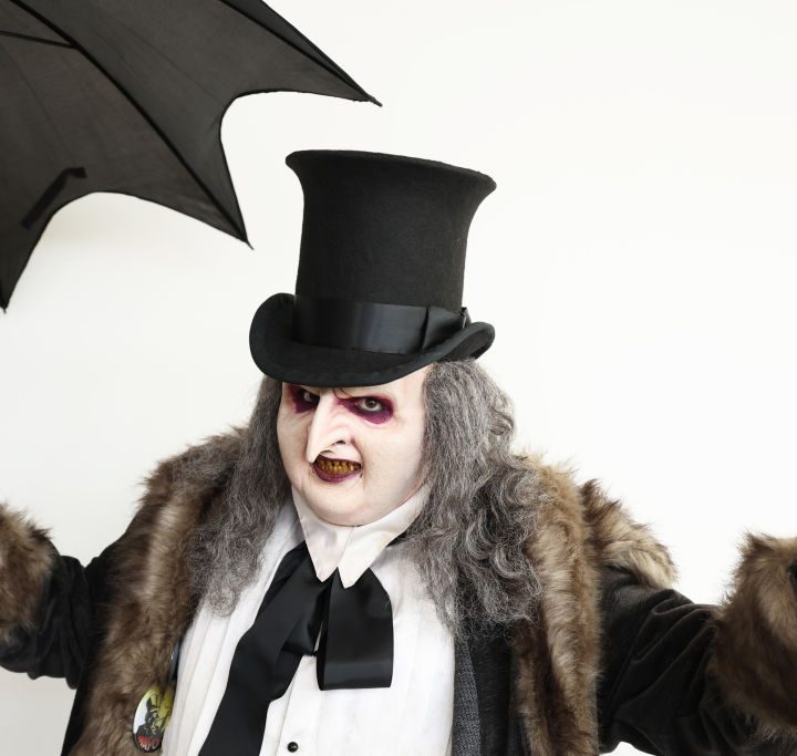 A cosplayer as The Penguin during the 2022 San Diego Comic-Con.