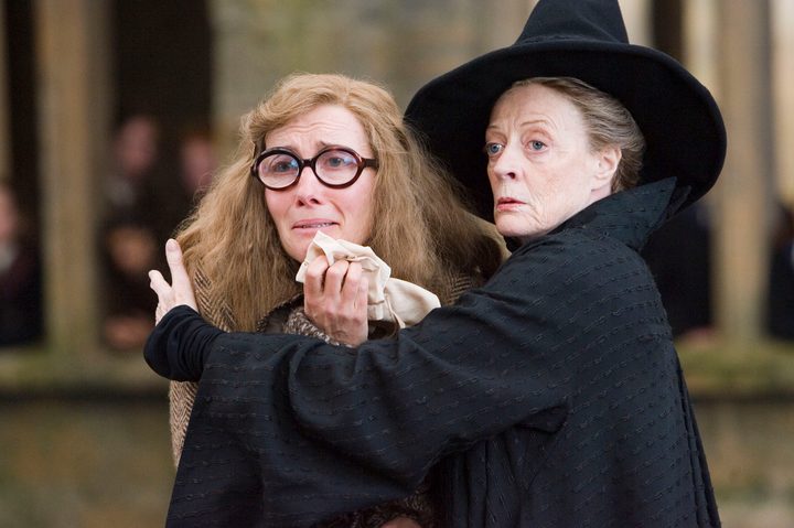 Emma Thompson as Sybill Trelawney.