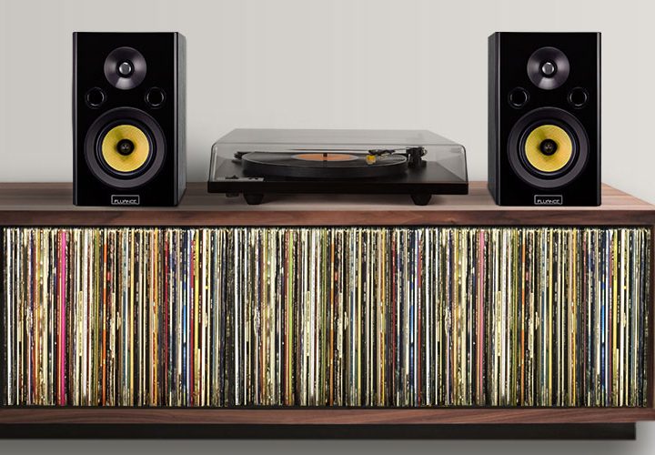 Fluance Signature HiFi 2-Way Bookshelf Surround Sound Speakers.