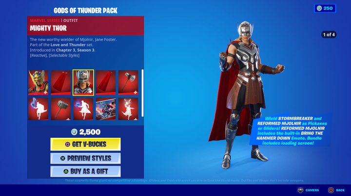 Mighty Thor from Fortnite.