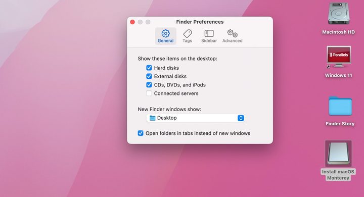 Showing Hard Disks on the Windows Desktop
