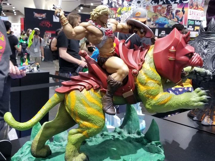 He-Man and Battlecat statue.