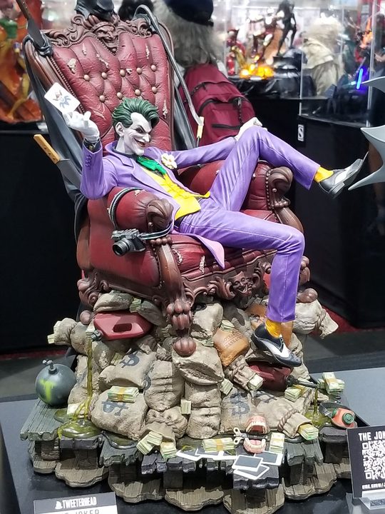 Joker on his throne.