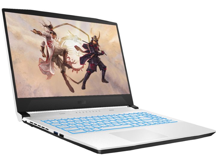 MSI Sword 15.6-inch Gaming Laptop Prime Day deal with fighting game on display.
