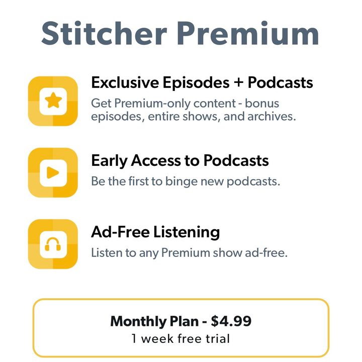Stitcher app.
