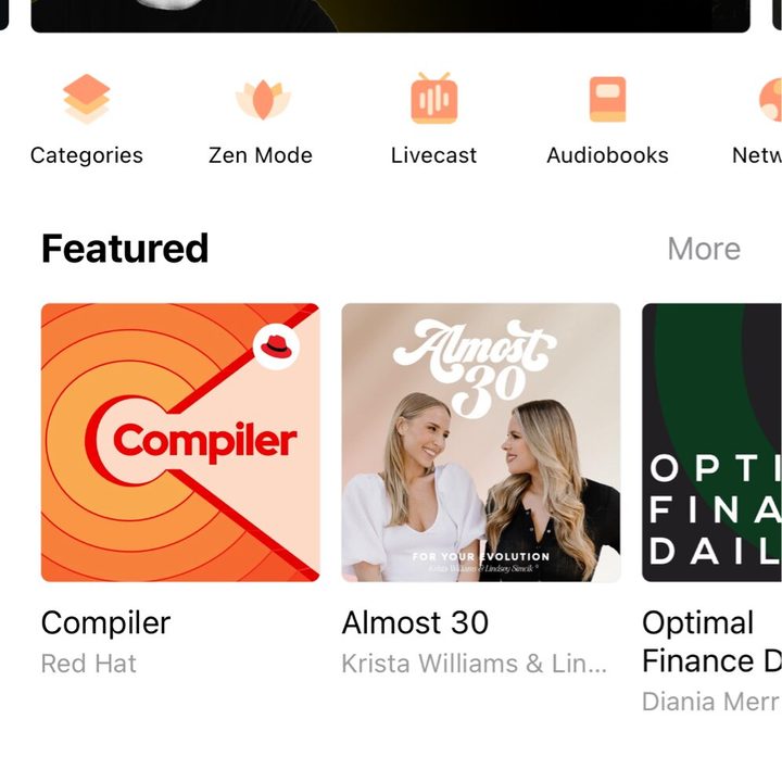Castbox app.