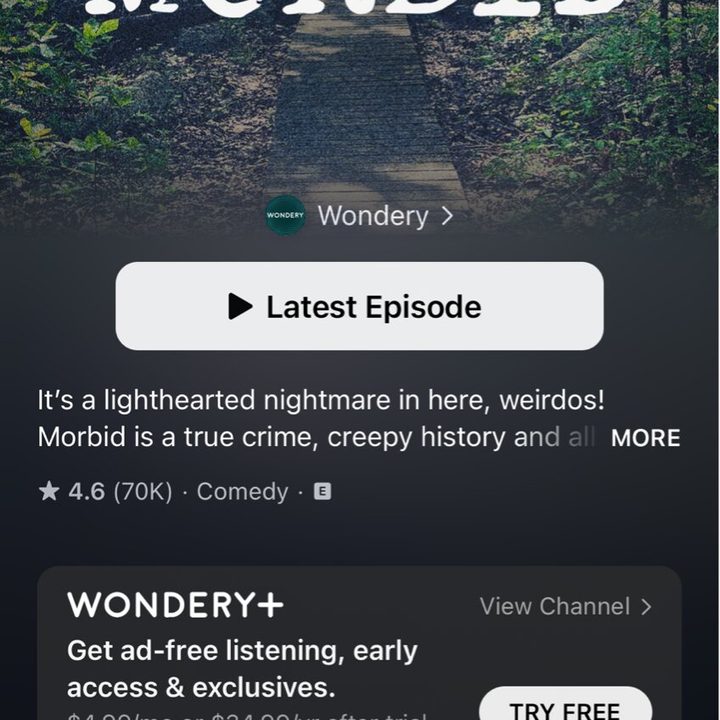 Apple Podcasts app.