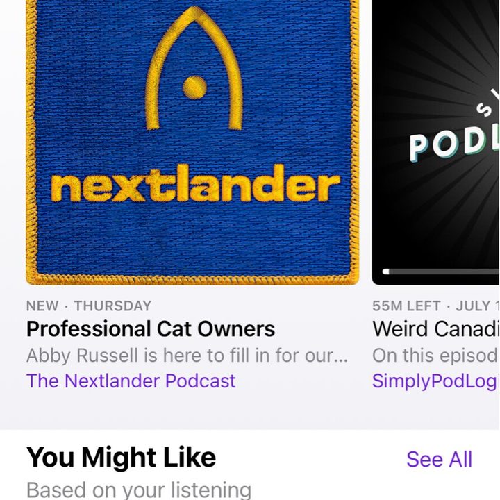 Apple Podcasts app.