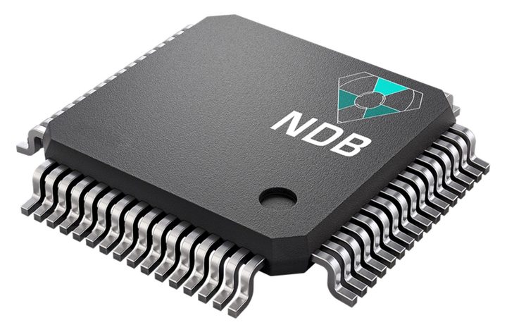 The NDB technology logo on a chip.