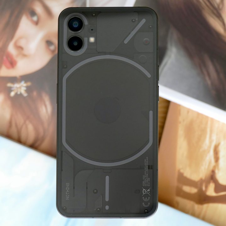 The back of the Nothing Phone 1.
