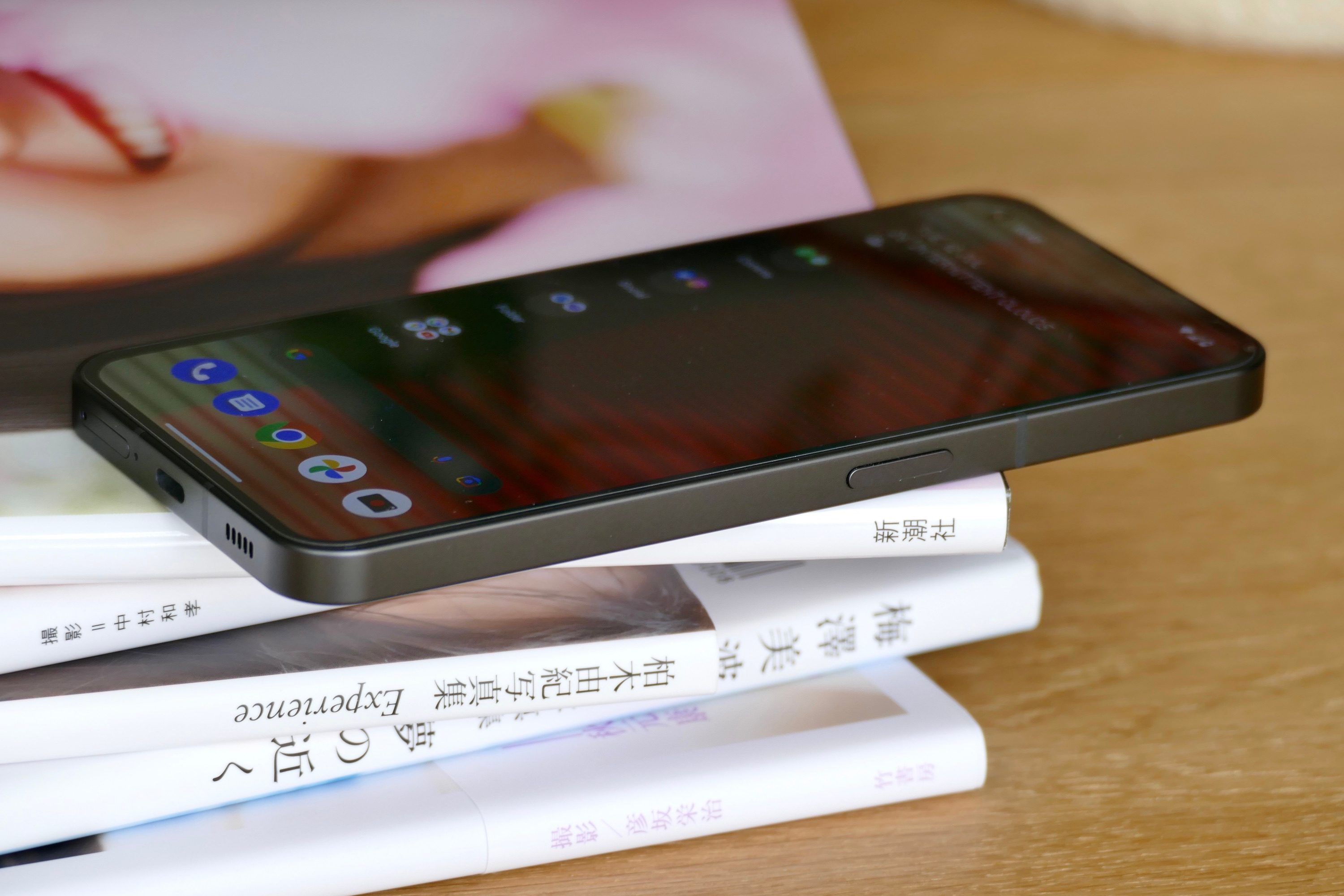 The side of the Nothing Phone 1.