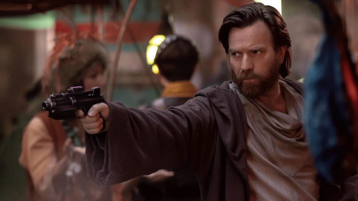 Ewan McGregor as Obi-Wan Kenobi in the series.