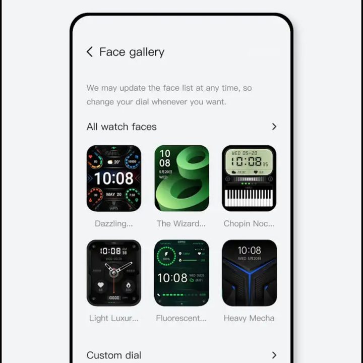 Screenshot of OnePlus N Health app
