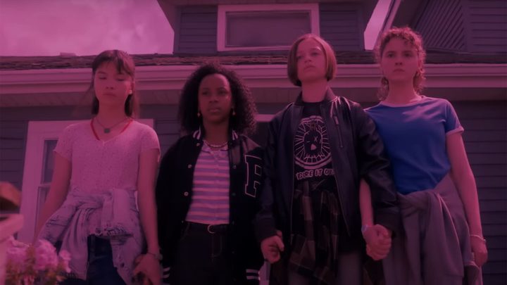 The cast of Paper Girls.