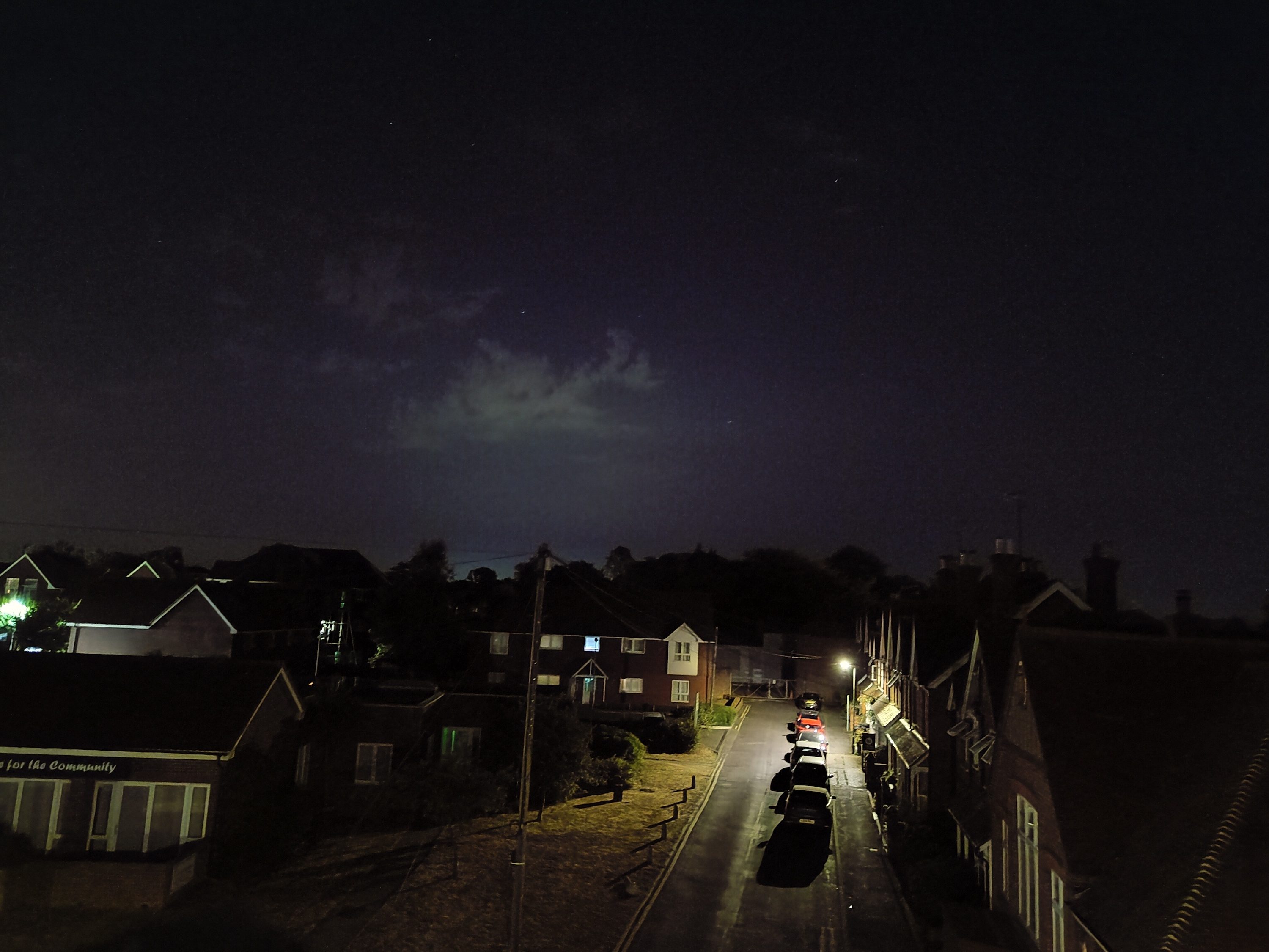 Night mode photo taken with the Nothing Phone 1.