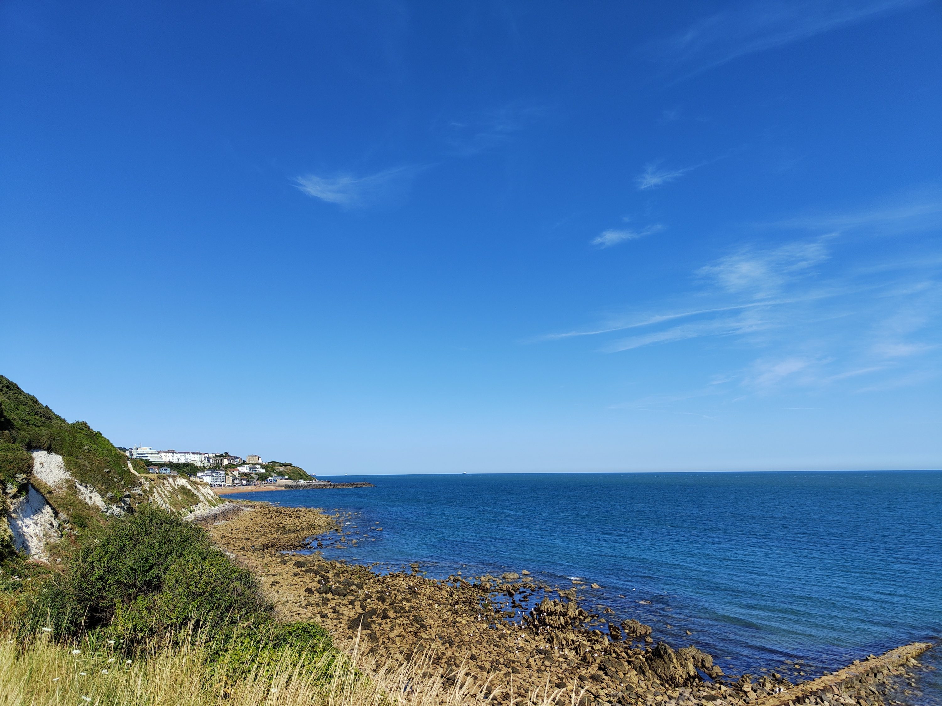 Photo of the sea taken with the Nothing Phone 1.