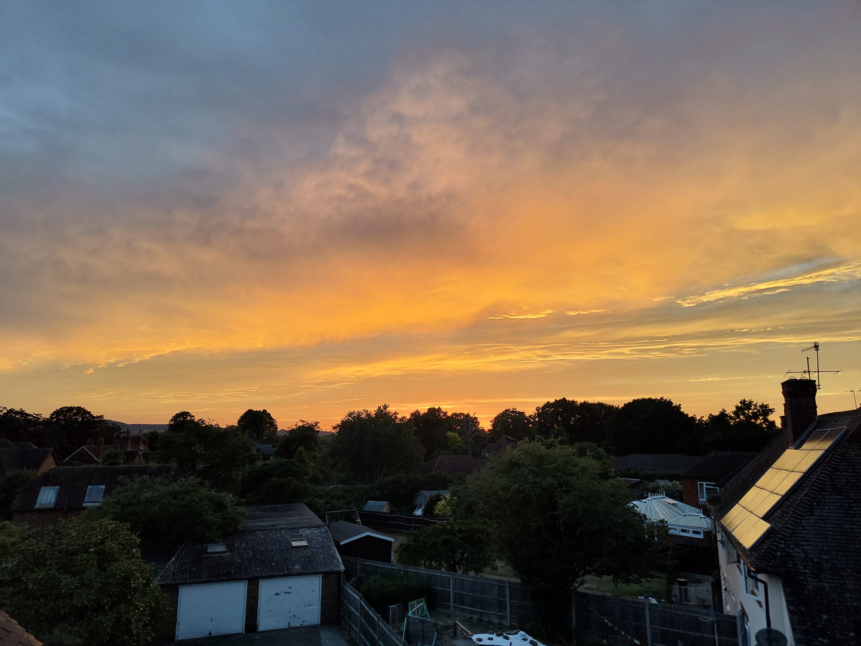 Sunset photo taken with the Nothing Phone 1.