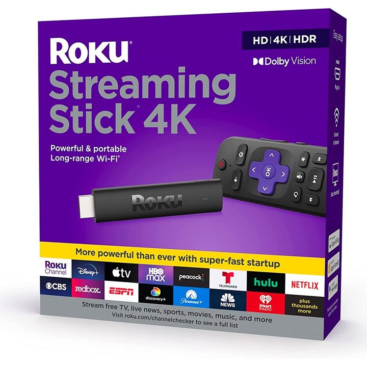 A Roku Streaming Stick 4K box.