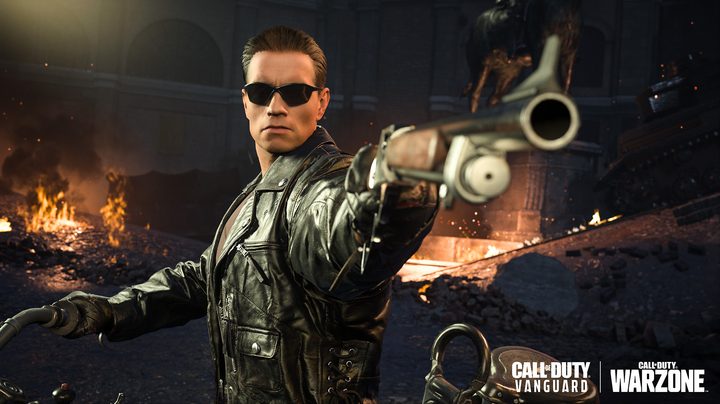 T-800 with shotgun in Warzone.